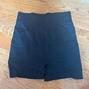 Black Workout Compression Shorts
